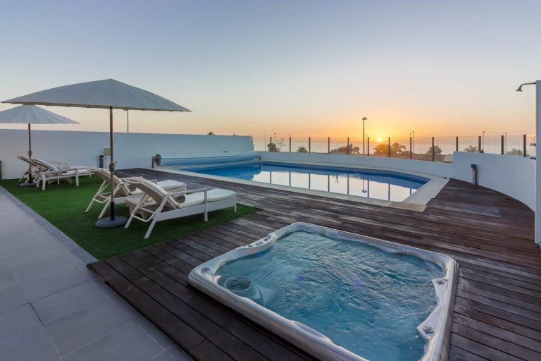 Whale Jacuzzi and Pool Area